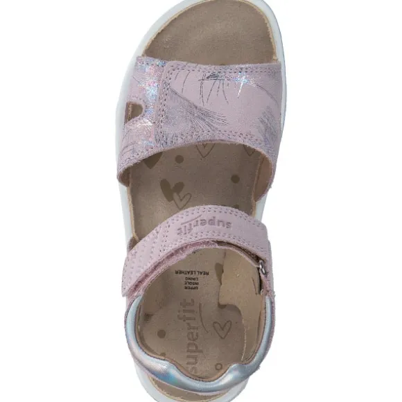 Superfit SPARKLE 09004, Sandaletten, Kinder, ROSA/SILBER