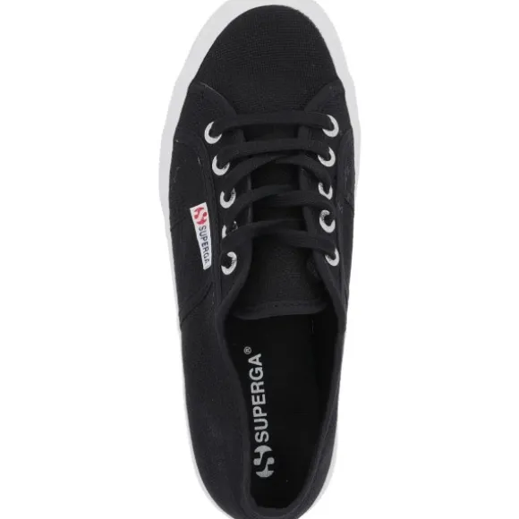 Superga 2750 Cotu Classic S000010, Sneakers Low, Damen, Schwarz/Weiß