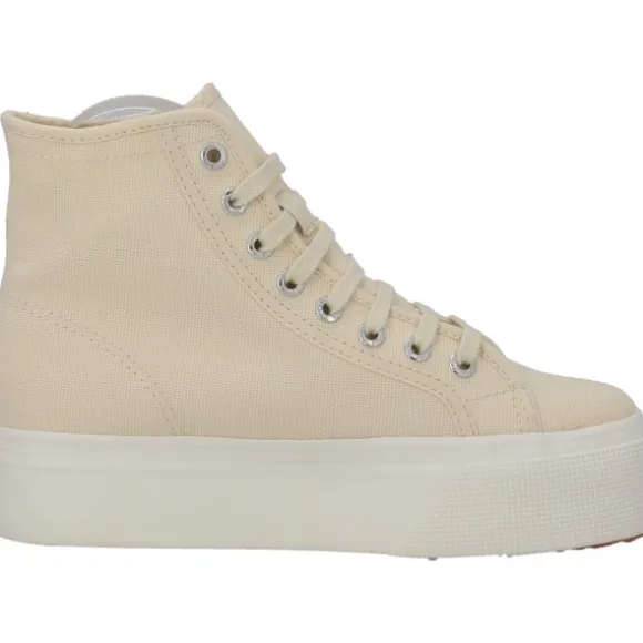 Superga 2708 Hi Top S41273W, Sneakers High, Damen, beige - eggshell