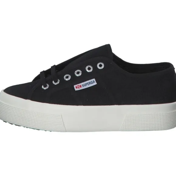 Superga 2740 Platform S21384W, Schnürschuhe, Damen, Schwarz