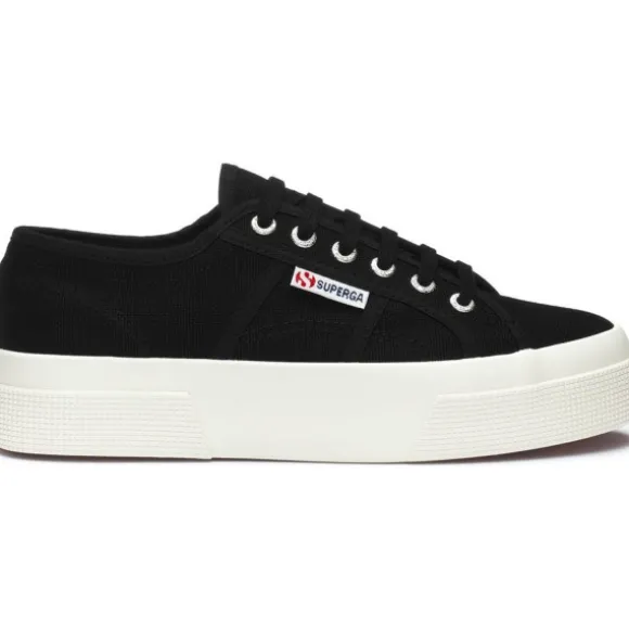 Superga 2740 Platform S21384W, Schnürschuhe, Damen, Schwarz