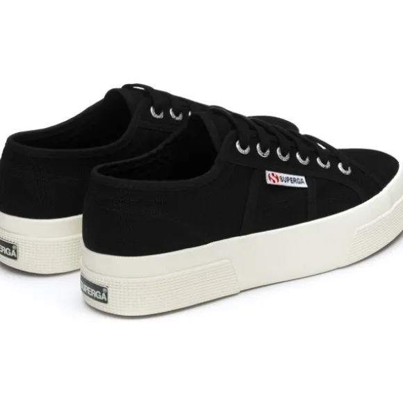 Superga 2740 Platform S21384W, Schnürschuhe, Damen, Schwarz