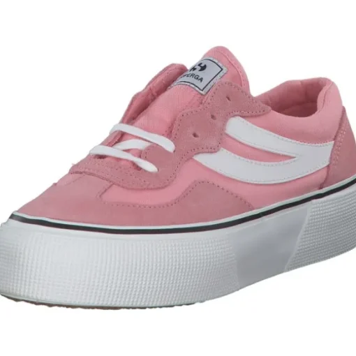 Superga 3041 Revolly Colorblock S1151MW, Schnürschuhe, Damen, pink white