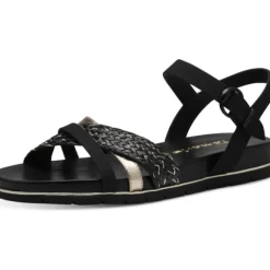 Tamaris 28145-42, Keilsandaletten, Damen, Schwarz