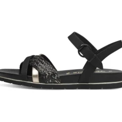 Tamaris 28145-42, Keilsandaletten, Damen, Schwarz