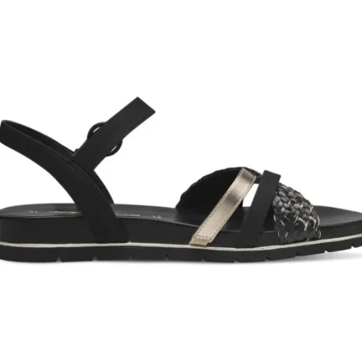 Tamaris 28145-42, Keilsandaletten, Damen, Schwarz