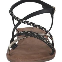 Tamaris 28139, Keilsandaletten, Damen, Schwarz