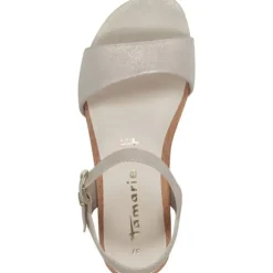 Tamaris 28166, Keilsandaletten, Damen, CHAMPAGNE