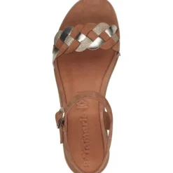 Tamaris 28216, Keilsandaletten, Damen, COGNAC COMB