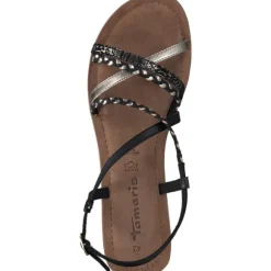 Tamaris 28139, Keilsandaletten, Damen, Schwarz