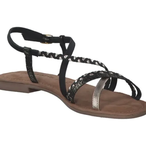 Tamaris 28139, Keilsandaletten, Damen, Schwarz
