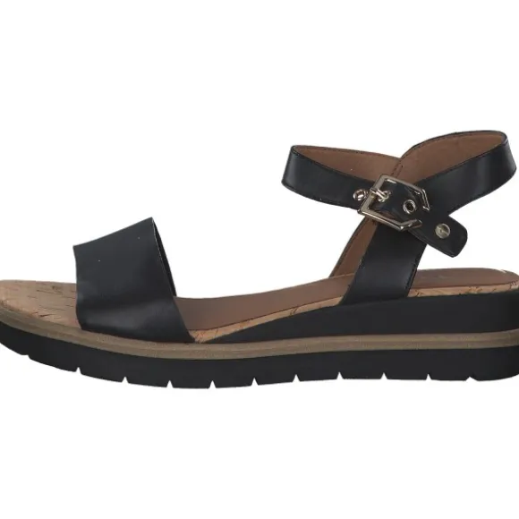 Tamaris 28222, Klassische Sandalen, Damen, Schwarz (Black)