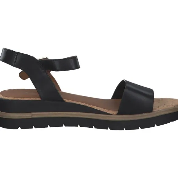 Tamaris 28222, Klassische Sandalen, Damen, Schwarz (Black)