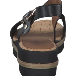 Tamaris 28222, Klassische Sandalen, Damen, Schwarz (Black)