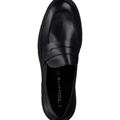 Tamaris 24720, Klassische Slipper, Damen, BLACK LEATHER