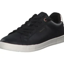 Tamaris 1-23622-42/048 M2362242, Schnürschuhe, Damen, BLACK/GOLD