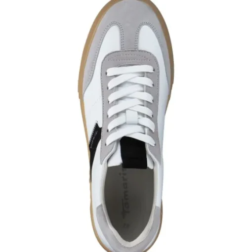 Tamaris 1-23788-42/197 M2378842, Schnürschuhe, Damen, Weiß (White Comb)
