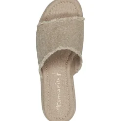 Tamaris 27232, Plateau-Pantoletten, Damen, BEIGE