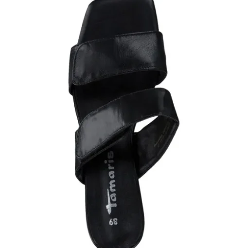 Tamaris 27261, Plateau-Pantoletten, Damen, BLACK