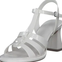 Tamaris 28031, Plateau-Sandaletten, Damen, WHITE PATENT