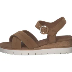 Tamaris 28202, Plateau-Sandaletten, Damen, CAMEL