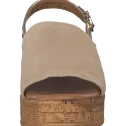 Tamaris 28393-42, Plateau-Sandaletten, Damen, Beige