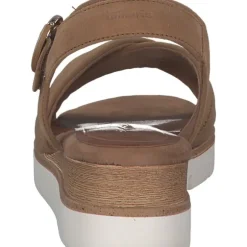 Tamaris 28202, Plateau-Sandaletten, Damen, CAMEL
