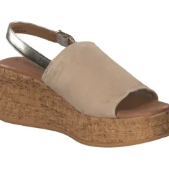 Tamaris 28393-42, Plateau-Sandaletten, Damen, Beige