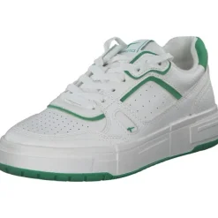 Tamaris 23720, Schnürschuhe, Damen, WHITE/GREEN
