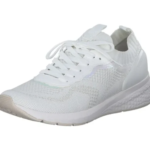 Tamaris 1-23714-42/100, Schnürschuhe, Damen, Weiß