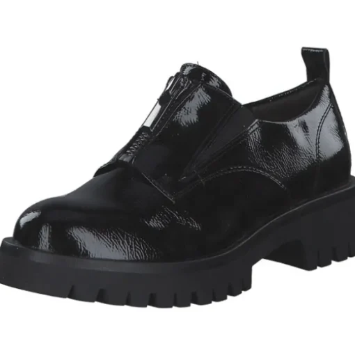 Tamaris 24791, Schnürschuhe, Damen, BLACK PATENT