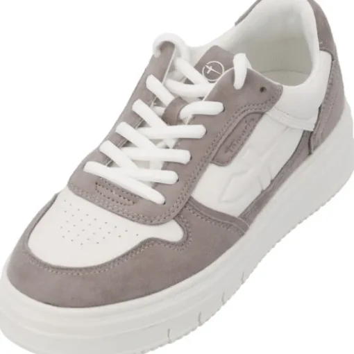 Tamaris 1-23746-43/129, Schnürschuhe, Damen, WHITE/GREY