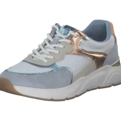 Tamaris 23745-43, Schnürschuhe, Damen, LIGHT BLUE COMB