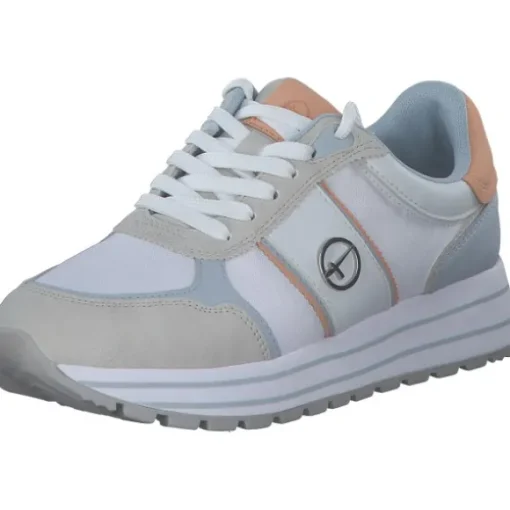 Tamaris 23727, Schnürschuhe, Damen, LIGHT BLUE COMB