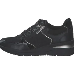 Tamaris 23721-42, Schnürschuhe, Damen, black/gold