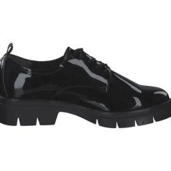 Tamaris 23302, Schnürschuhe, Damen, BLACK PATENT