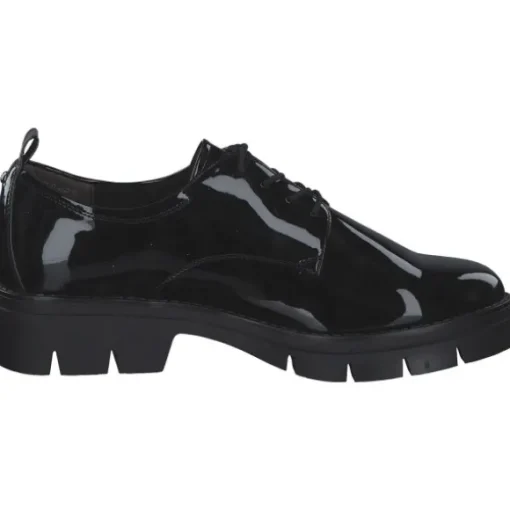 Tamaris 23302, Schnürschuhe, Damen, BLACK PATENT