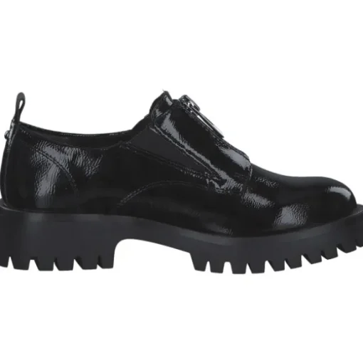 Tamaris 24791, Schnürschuhe, Damen, BLACK PATENT