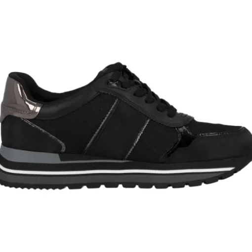 Tamaris 1-23727-42/098, Schnürschuhe, Damen, BLACK COMB