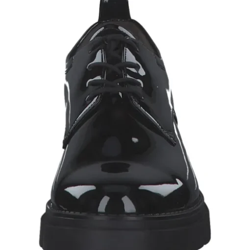 Tamaris 23302, Schnürschuhe, Damen, BLACK PATENT