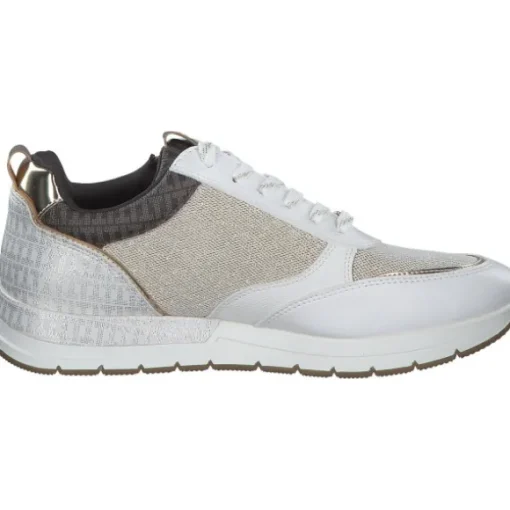 Tamaris 23732, Schnürschuhe, Damen, Weiß Beige
