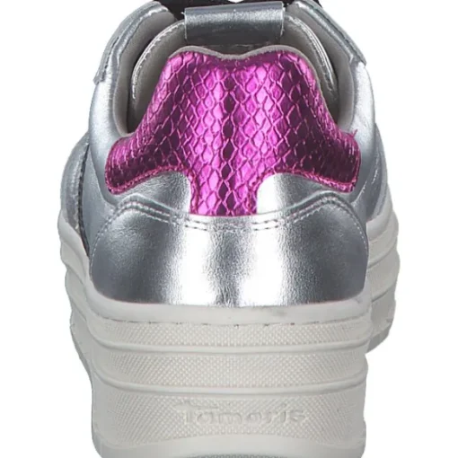 Tamaris 23773, Schnürschuhe, Damen, SILVER COMB