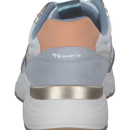 Tamaris 23745-43, Schnürschuhe, Damen, LIGHT BLUE COMB