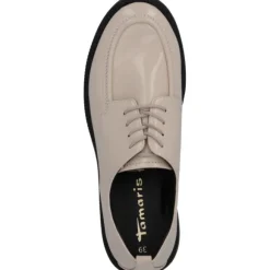 Tamaris 23751-41, Schnürschuhe, Damen, Ivory
