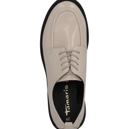 Tamaris 23751-41, Schnürschuhe, Damen, Ivory