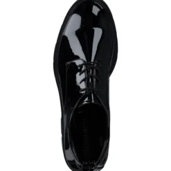 Tamaris 23302, Schnürschuhe, Damen, BLACK PATENT