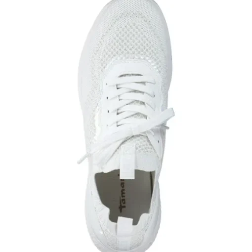 Tamaris 1-23714-42/100, Schnürschuhe, Damen, Weiß