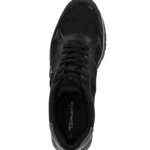 Tamaris 1-23727-42/098, Schnürschuhe, Damen, BLACK COMB