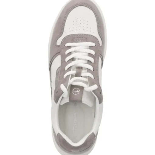Tamaris 1-23746-43/129, Schnürschuhe, Damen, WHITE/GREY
