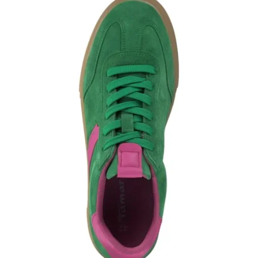 Tamaris 1-23788-42/700, Schnürschuhe, Damen, Grün (Green)